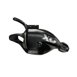 SRAM Shifter X01DH Trigger 7-Speed Rear With Discrete Clamp A2: BLACK 7 SPEED