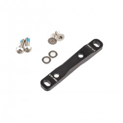 SRAM Flat Mount Bracket Rear - 20F(Rear 160) Includes 2 Stainless Bracket Mounting Bolts: