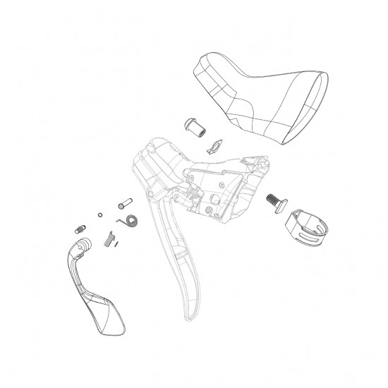 Sram Spare - Shifter Brake Lever Exchange Hydraulic Rival 22 Rear: