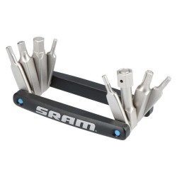SRAM Eagle 9-Function Multi-Tool (Includes 2, 2.5, 3, 4, 5, 6, 8mm Hex And T10, T25 Torx): SRAM Eagle 9-Function Multi-Tool (Includes 2, 2.5, 3, 4, 5, 6, 8mm Hex And T10, T25 Torx):