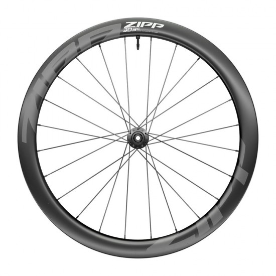 Zipp 303 S Carbon Tubeless Disc Brake Center Locking 700c Front 24Spokes 12x100mm Standard Graphic A1: BLACK 700C