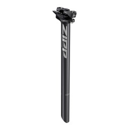 ZIPP SEATPOST SERVICE COURSE 350MM LENGTH 0MM SETBACK B2: BLAST BLACK WITH ETCHED LOGO 27.2MM