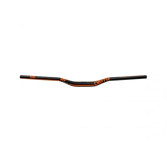DEITY BRENDOG 800 ALUMINIUM HANDLEBAR 31.8MM BORE, 30MM RISE: ORANGE 800MM