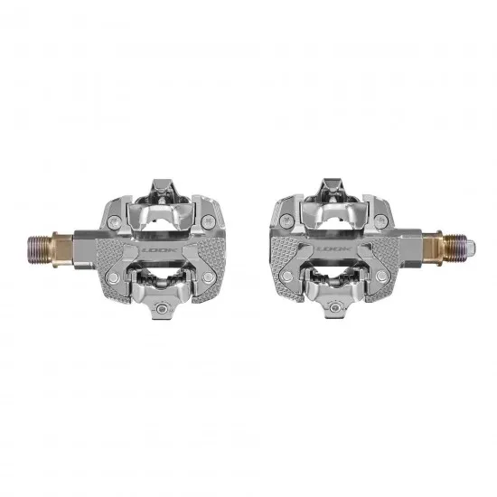 LOOK X-TRACK SINGLE SIDED POWERMETER PEDALS: SILVER