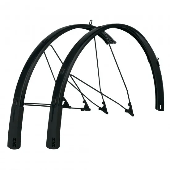 SKS Bluemels Style 27.5"- 29" Mudguard Set: BLACK 27.5"-29" 65MM