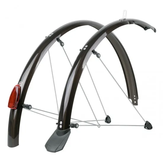 SKS Chromoplastics Mudguard Set 65mm 28: BLACK 28" 65MM