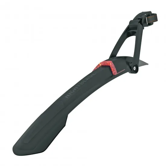 SKS NIGHTBLADE MUDGUARD with Integrated Light: BLACK 26"-27.5"