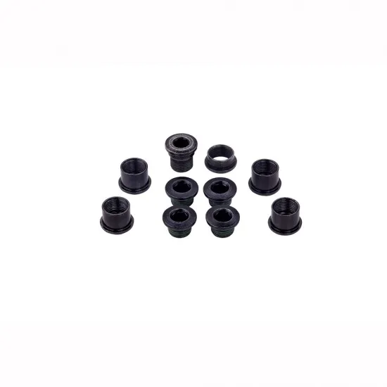 Sram Spare - Crank Chainring Bolt Kit Red Quarq Hidden Bolt 5-Arm Steel Black: