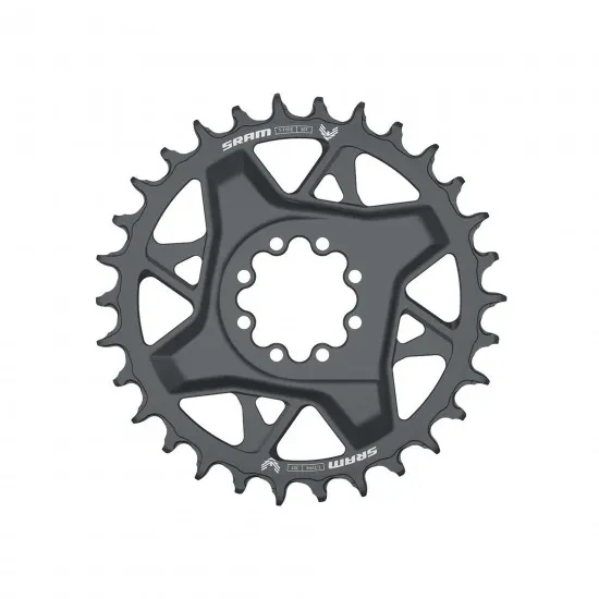 SRAM - Chain Ring T-Type Direct Mount 3mm Offset Eagle (Including 8 Bolts) Dark Polar - GX D1: DARK POLAR GREY 30T