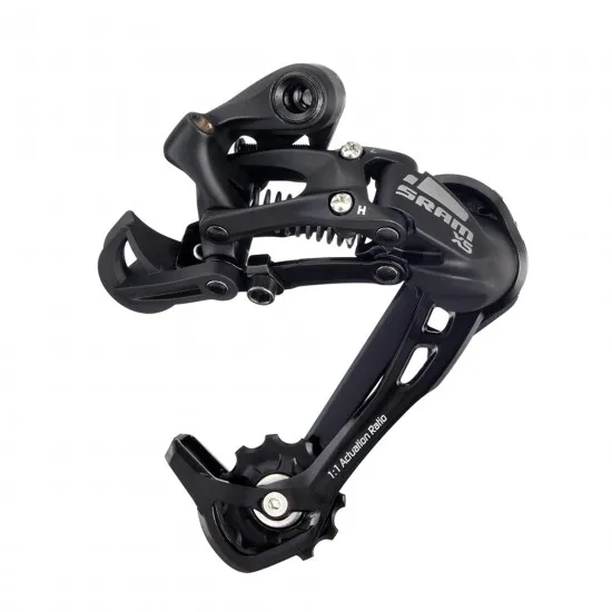SRAM X5 Rear Derailleur - (8-9spd): BLACK 8/9SPD LONG