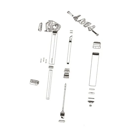 RockShox Spare - SEATPOST SPARE PARTS BULK O-RING MAIN P10TON SEAL QTY 10 (INCLUDES O-RINGS SEALS) REVERB AND REVERB STEALTH A2 AND B1: