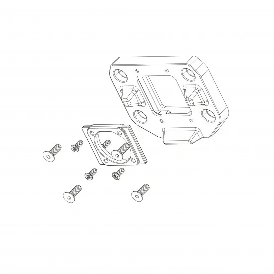 SRAM BT ETP Range Extender Snapframe (Including 4 M3 Black Bolts):