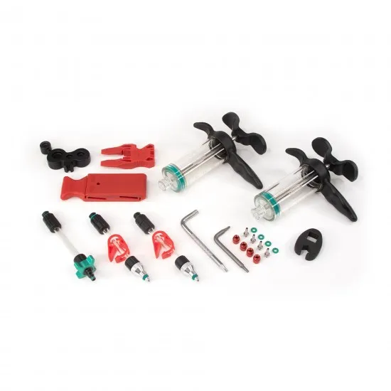 SRAM Pro Mineral Oil Bleed Kit (Includes 2 Premium Syringes,M4 Fittings, Bleed Blocks, Torx Tool, Crowfoot, Bleeding Edge Fitting) - DB8/Maven:  DOESN'T INCLUDE MAXI