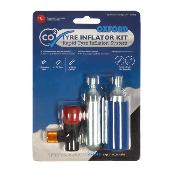 Oxford CO2 Tyre Repair 2 Cycle Tyre Kit Oxford CO2 Tyre Repair 2 Cycle Tyre Kit