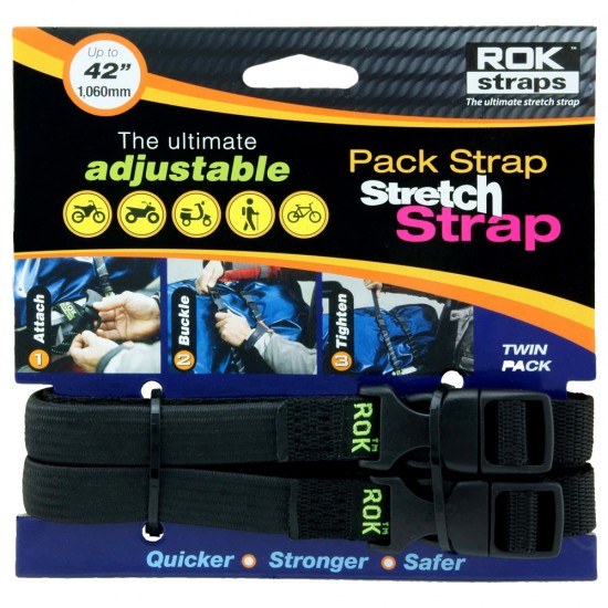 Rok Straps MD 16mm Adj Black Rok Straps MD 16mm Adj Black