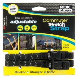 Rok Straps LD 12mm Adj Black reflective