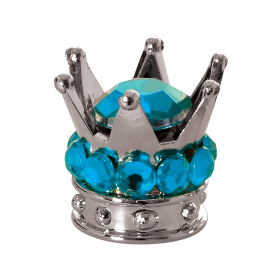 Oxford Junior Crown Valve Caps-Blue