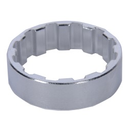 Oxford Ahead Spacer 5mm x 1.1/8'' - Silver 10 Pack