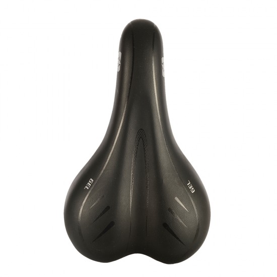 Oxford Gents COntour Gel Saddle - Black
