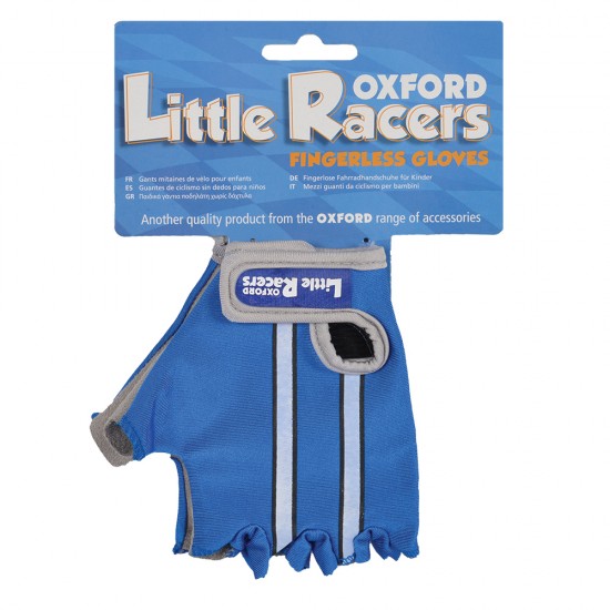 Oxford Little Racers Fingerless Gloves-Blue Oxford Little Racers Fingerless Gloves-Blue