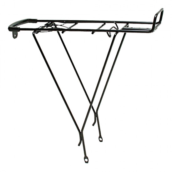 Oxford Steel Spring Top Fixed Leg Carrier Black Oxford Steel Spring Top Fixed Leg Carrier Black