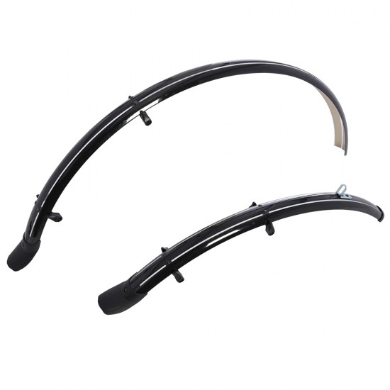 Oxford 700c/27 Std Wide 41mm Mudguards Black
