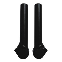 Oxford Alloy Straight Bar End 110mm--Black