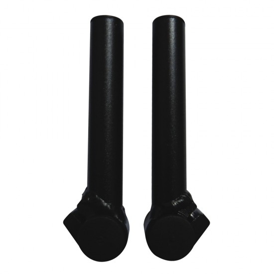 Oxford Alloy Straight Bar End 110mm--Black