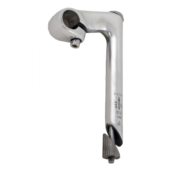 Oxford Road H/bar Stem 22.2mmx80mm Silver Oxford Road H/bar Stem 22.2mmx80mm Silver