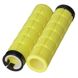 Oxford Lock On Fat Grips Fluro Yellow
