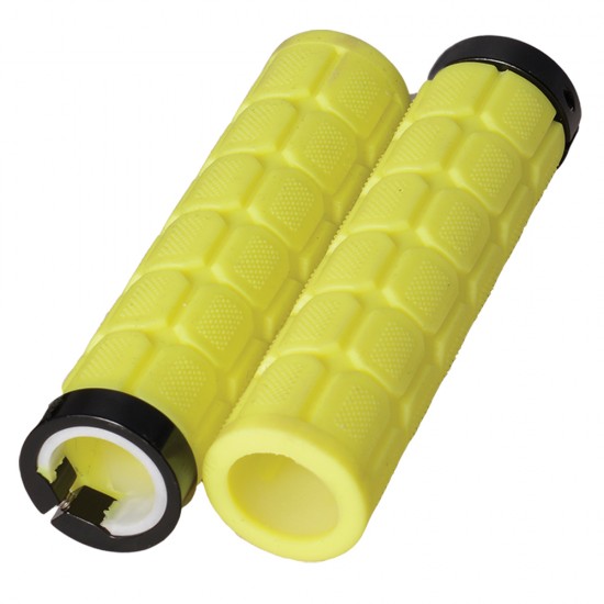 Oxford Lock On Fat Grips Fluro Yellow Oxford Lock On Fat Grips Fluro Yellow