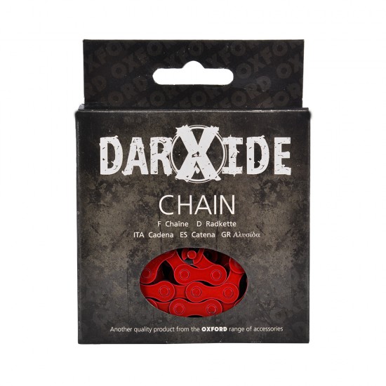 Oxford Chain 1/2'' x 1/'' x 114L Red Oxford Chain 1/2'' x 1/'' x 114L Red