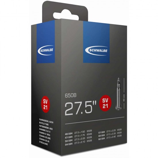 Schwalbe SV21 Inner Tube 27.5 x 1.50-2.40 Schwalbe SV21 Inner Tube 27.5 x 1.50-2.40
