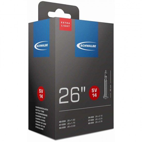 Schwalbe SV14 Extralight Inner Tube 26 x 1.50-2.00