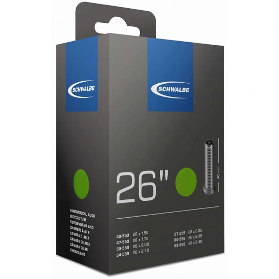 Schwalbe SV12A Inner Tube 26 x 1.00-1.50 Schwalbe SV12A Inner Tube 26 x 1.00-1.50