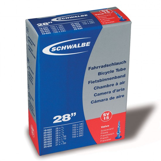 Schwalbe SV15 Inner Tube 700 x 18-28c Schwalbe SV15 Inner Tube 700 x 18-28c
