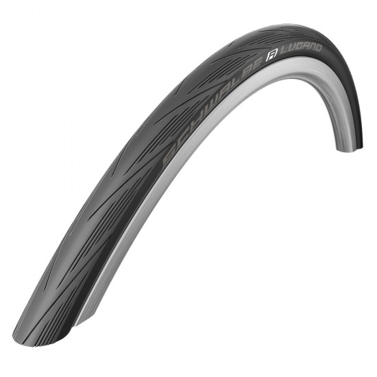 Schwalbe Lugano Endurance 700 x 25c Black Wire Bead Schwalbe Lugano Endurance 700 x 25c Black Wire Bead