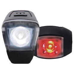 Oxford Ultratorch USB Silicon LED Set-F+R-BLK Oxford Ultratorch USB Silicon LED Set-F+R-BLK