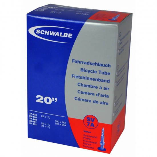 Schwalbe SV1 Inner Tube 12 x 1.75-2.10 Schwalbe SV1 Inner Tube 12 x 1.75-2.10