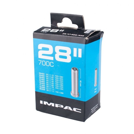 Impac Inner Tube 700 x 28-45c Schrader Impac Inner Tube 700 x 28-45c Schrader