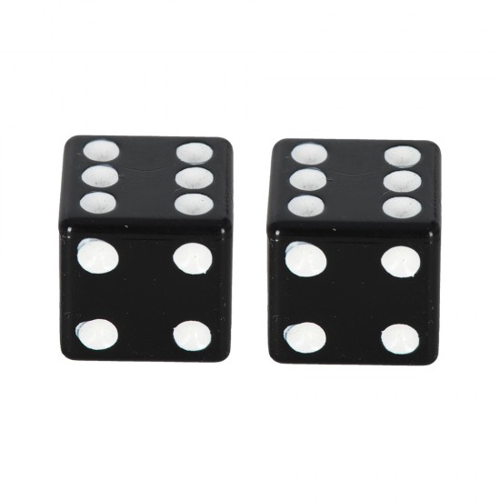 Oxford Lucky Dice Valve caps Black
