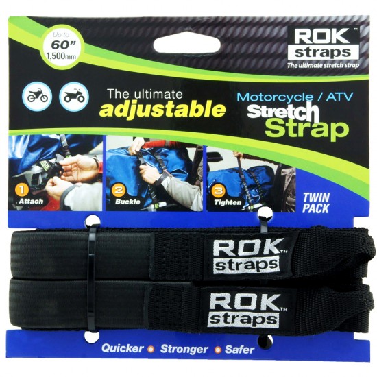 Rok Straps HD 25mm Adj Black Rok Straps HD 25mm Adj Black