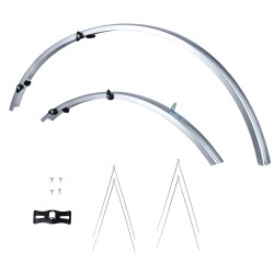 Oxford 700c/27 Std Narrow 31mm Mudguard Silver Oxford 700c/27 Std Narrow 31mm Mudguard Silver