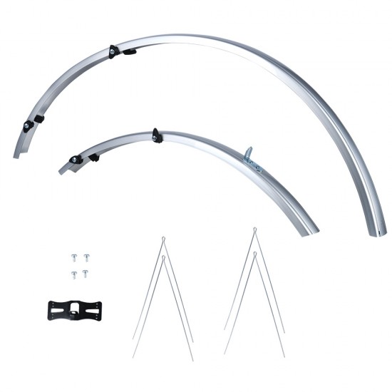 Oxford 700c/27 Std Narrow 31mm Mudguard Silver