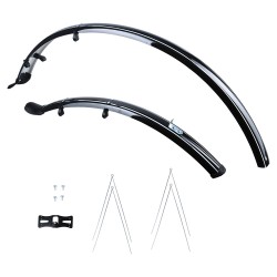 Oxford 700c Hybrid 46mm Mudguard Set Black Oxford 700c Hybrid 46mm Mudguard Set Black