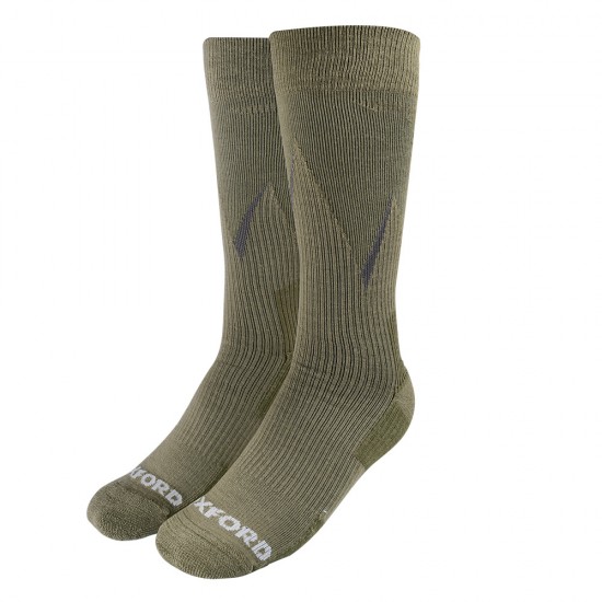 Oxford Merino socks - khaki Large