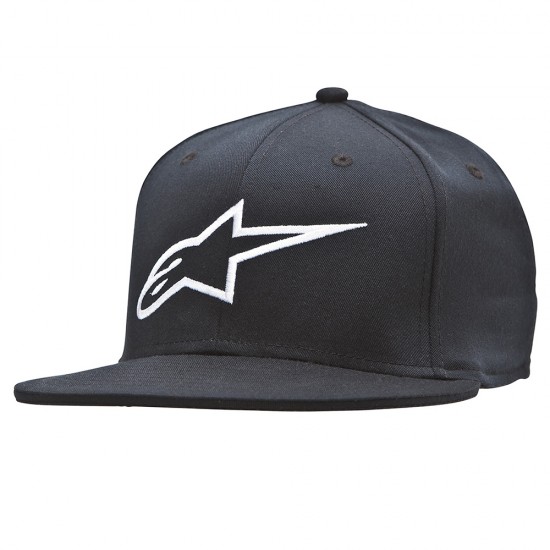 Alpinestars Ageless Flat Hat Black/White L/XL Alpinestars Ageless Flat Hat Black/White L/XL