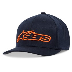 Alpinestars Blaze Flexfit Hat Navy/Orange S/M Alpinestars Blaze Flexfit Hat Navy/Orange S/M