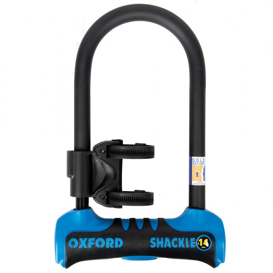 Oxford Shackle 14 U-Lock 260mm x 177mm Blue Oxford Shackle 14 U-Lock 260mm x 177mm Blue