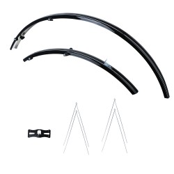 Oxford 700c/27 Std Narrow 31mm Mudguards Black Oxford 700c/27 Std Narrow 31mm Mudguards Black